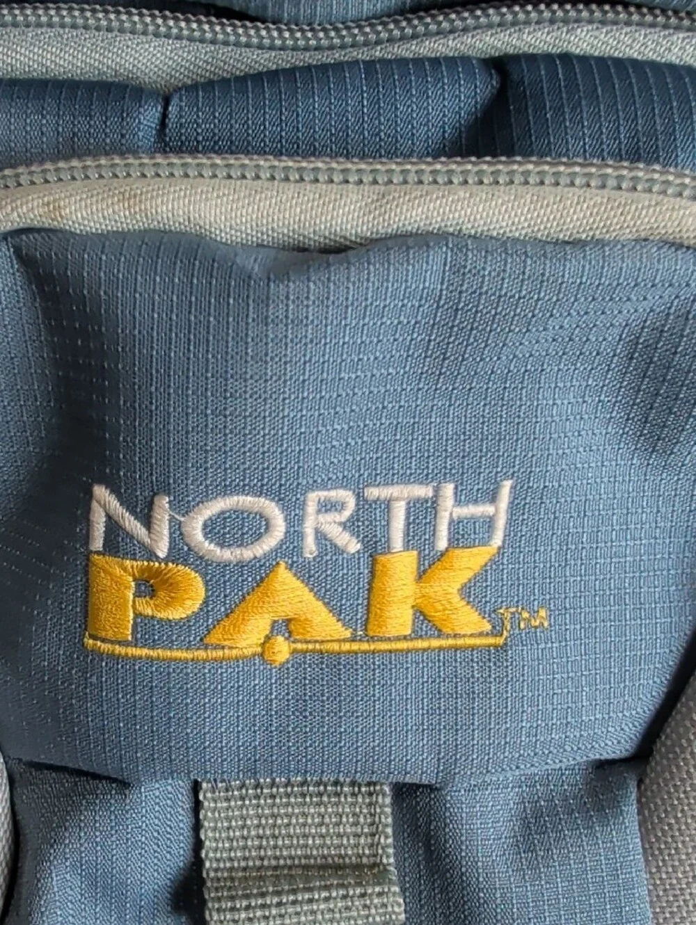 Blue and Gray Men's Backpack with Multiple Compartments Lightweight Comfortable
